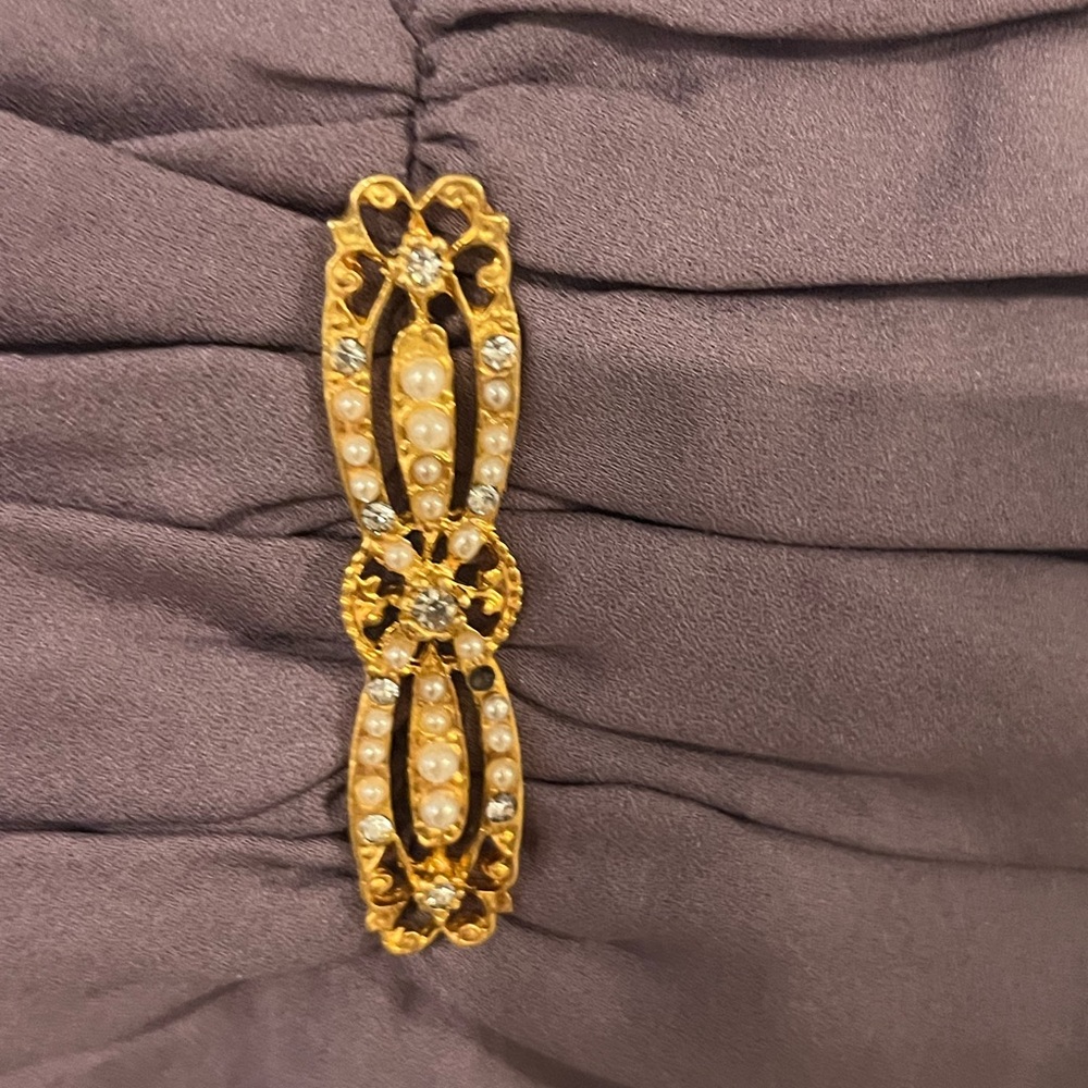 Elegant‎ Purple Evening Dress new without tags - Picture 4 of 8